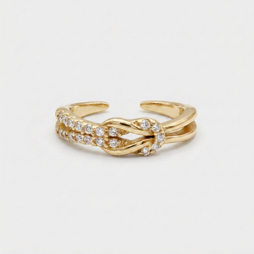 Liefdesknoop ring- Mijn Lieve kleindochter
