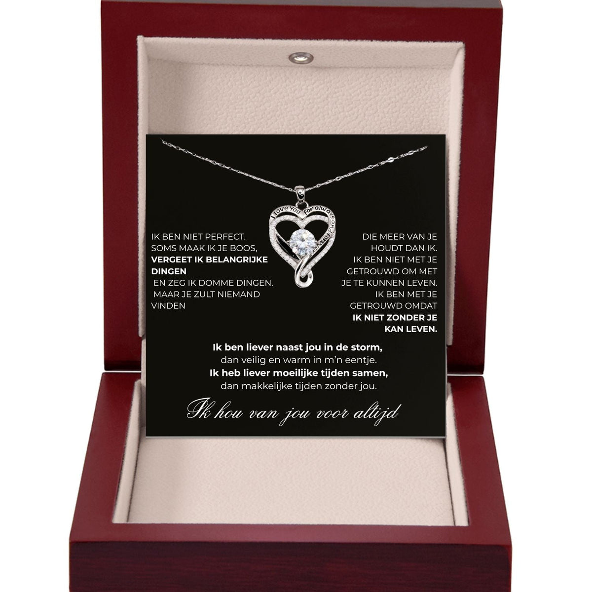 Hart ketting -  Aan mijn Schat