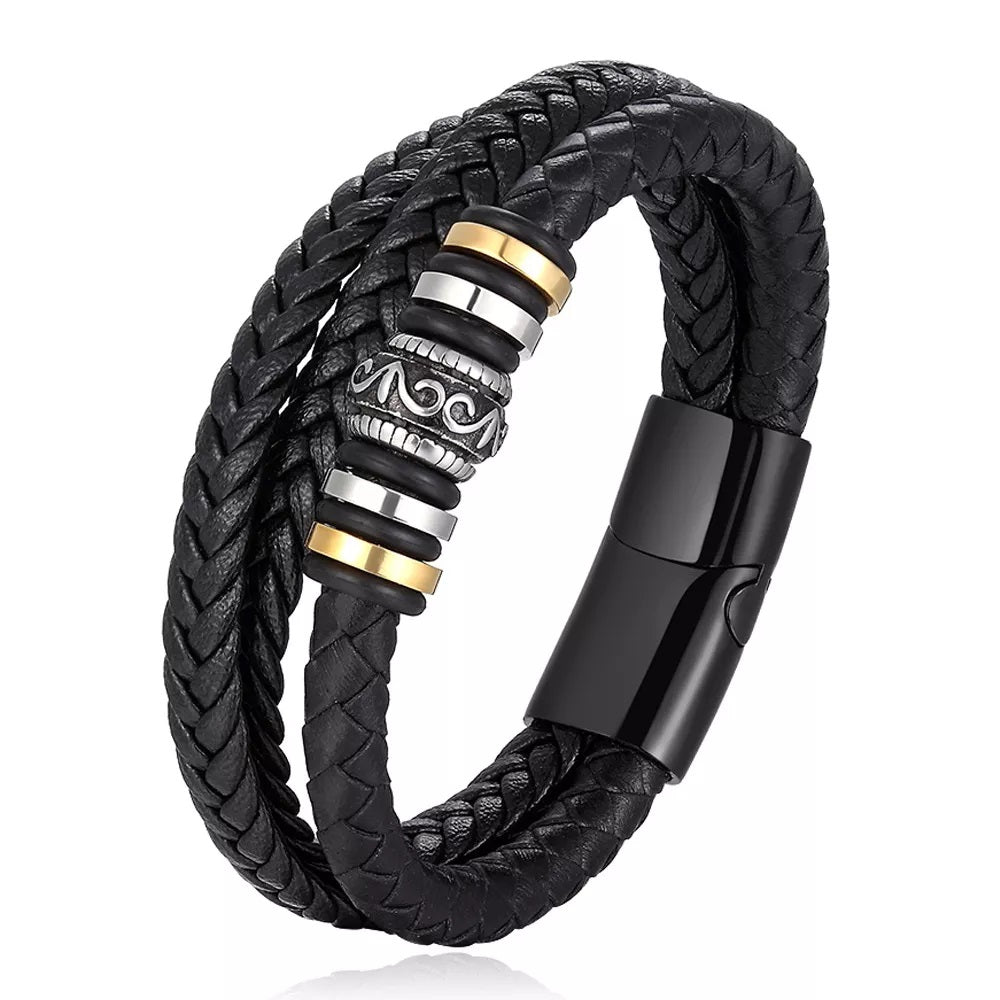 Aan Mijn Kleinzoon - Handgevlochten met Elegante Metalen Accenten